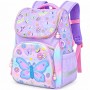 Sac à dos scolaire Premium Papillon violet pastel – SC3452
