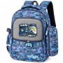 Sac à dos scolaire Gaming Smiggle avec trousse – Gris et bleu – SC3456