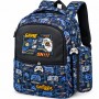 Sac à dos scolaire Gaming Smiggle avec trousse – Noir et bleu – SC3457