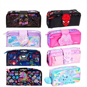 Trousse Smiggle double compartiment – Plusieurs modèles – TRS101