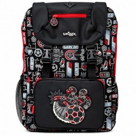 Sac à dos Smiggle Football Noir et Rouge à Rabat – SC3489