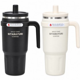 Gourde isotherme avec poignée et paille 780 ML – GDE565