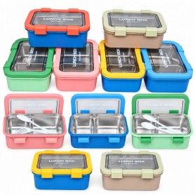 Lunch Box isotherme 3 compartiments avec couverts – GDE573