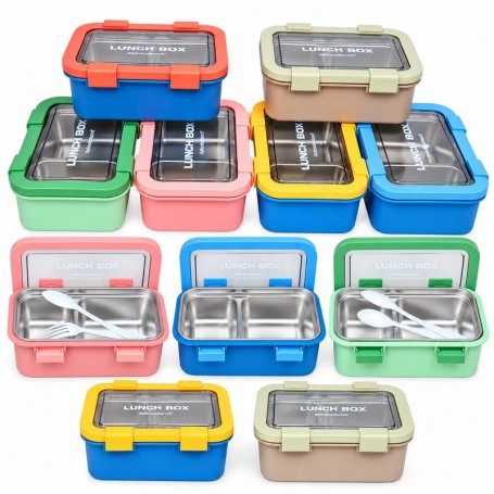 Lunch Box isotherme 3 compartiments avec couverts – GDE573