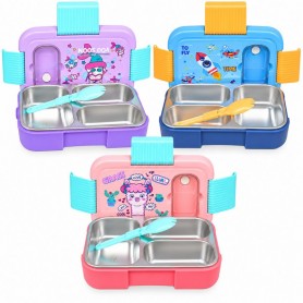 Lunch Box isotherme enfant 3 compartiments avec couverts – GDE577
