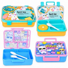 Lunch Box enfant compartimentée avec poignée – GDE584