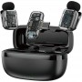 WiWU WI-WM 008 Double Micro Sans Fil – Lavalier Microphone