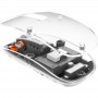 WiWU WM105 Crystal – Souris Sans Fil Transparente – Rechargeable 2400 DPI
