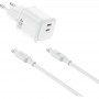 Chargeur rapide WiWU Cube 45W PD – 2 ports USB-C – Wi-G025