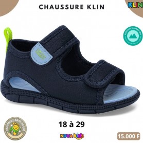 Sandales sport garcon Klin – Bleu marine – 18 à 29 – ENF821