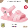 Sandales bébé fille Klin – Rose à coeur – 17 à 22 – ENF835