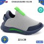 Baskets sport enfant Klin sans lacets – Gris – 22 à 29 – ENF859