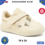 Chaussures bébé fille Klin – doré à scratch – 19 à 24 – ENF865