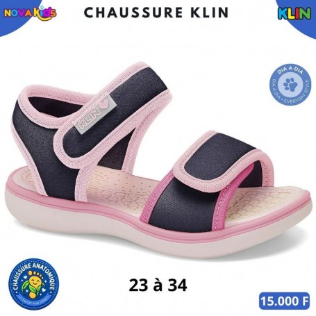 Sandales sport fille Klin à scratch – 23 à 34 – ENF870