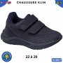 Baskets sport enfant Klin à double scratch – Bleu – 22 à 29 – ENF878