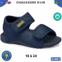 Sandales sport bébé garçon Klin à scratch – Bleu marine – 18 à 24 – ENF880