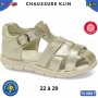 Sandales KLIN fille – Doré métallisé – 22 à 29 – ENF887