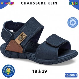 Sandales anatomiques KLIN garcon – Bleu marine – 18 à 29 – ENF892