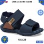 Sandales anatomiques KLIN garcon – Bleu marine – 18 à 29 – ENF892
