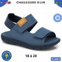 Sandales anatomiques KLIN garçon – Bleu marine – 18 à 29 – ENF905