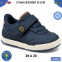 Baskets KLIN garcon – à scratch et lacets élastiques – 20 à 29 – ENF909