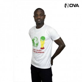 Tshirt Sénégal blanc TSH44