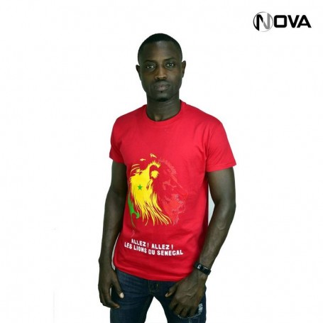 Tshirt Sénégal rouge TSH48