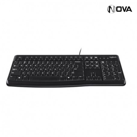 Clavier QWERTY filaire USB Logitech K120