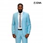 Ensemble costume sky blue 2 boutons CTM109