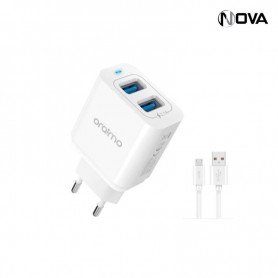 Chargeur Rapide Oraimo pour smartphone 2 ports USB E61D