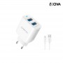 Chargeur Rapide Oraimo pour smartphone 2 ports USB E61D