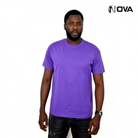 Tshirt uni coton premium col rond TSH100