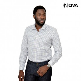 Chemise manches longues avec motifs CHM230