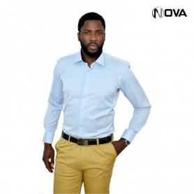 Chemise unie manches longues CHM252