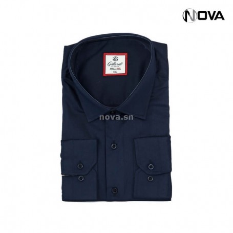 Chemise unie manches longues CHM282