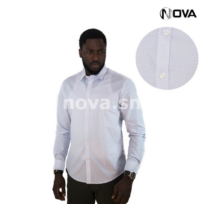 Chemise Homme Streetwear Manches Longues – 3XL XXXL – Marron – Col Boutonné – Soirée